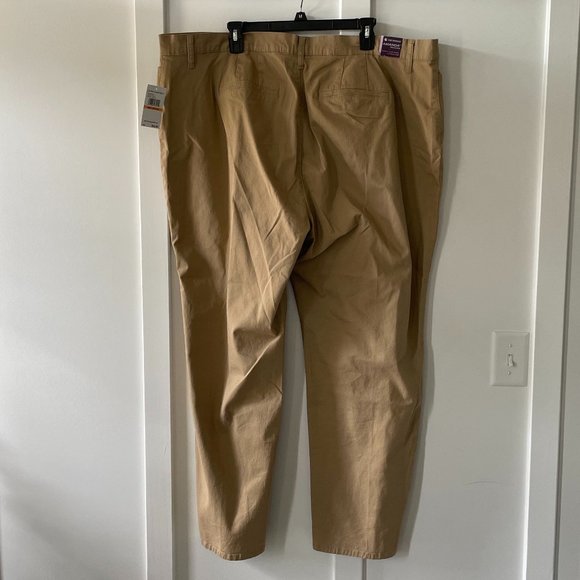 Women's Plus Size Gloria Vanderbilt Tan Trousers - Picture 3 of 5